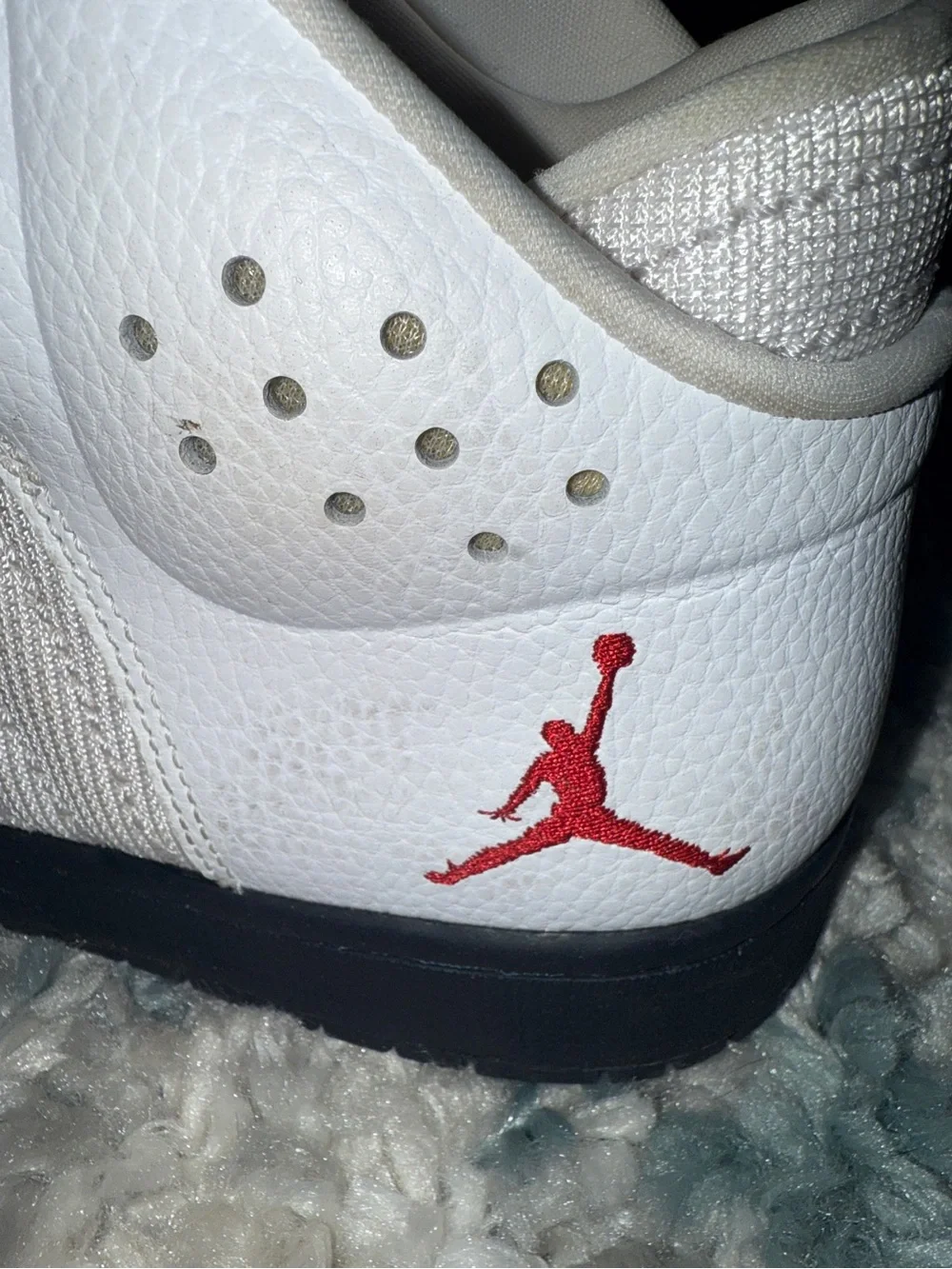 Nike Jordan 1 Flight 4 Premium in Red, White, and Midnight Navy